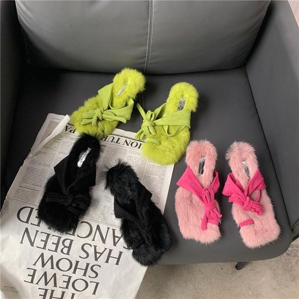 slippers monmoira high heel lace up ankle strap fluffy women 2021 separated toe autumn mixed colors furry heels pumps, Black
slippers monmoira high heel lace up ankle strap fluffy women 2021 separated toe autumn mixed colors furry heels pumps, Black