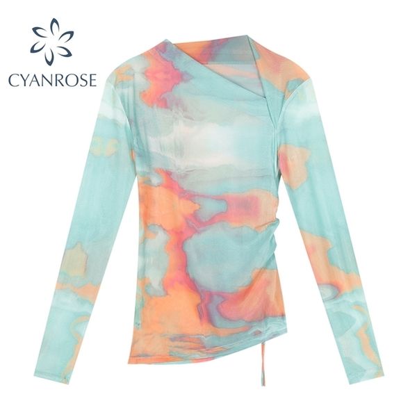 transparent mesh t shirt and tees women long sleeve summer bodycon lace up vintage streetwear e-girl aesthetic tie dye 210515, White
transparent mesh t shirt and tees women long sleeve summer bodycon lace up vintage streetwear e-girl aesthetic tie dye 210515, White