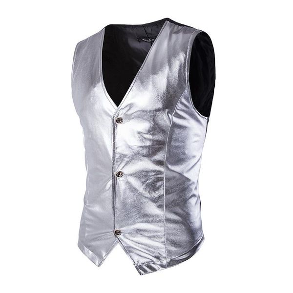 men's vests autumn and winter fashion fabrics fast-selling casual single-row button vest, Black;white
men's vests autumn and winter fashion fabrics fast-selling casual single-row button vest, Black;white