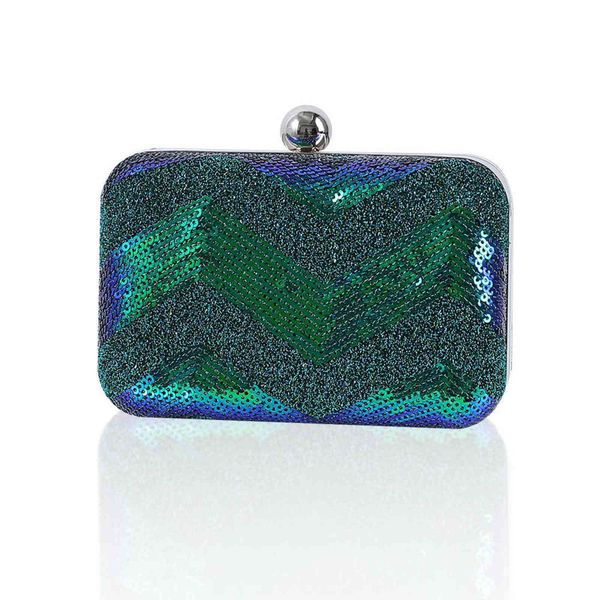fashion style portable mini sequin bag party dinner props bag hand messenger