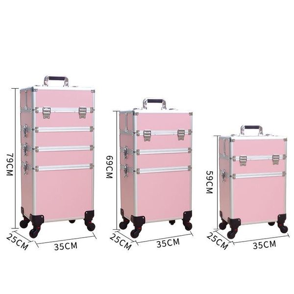 trolley cosmetic case profession suitcase makeup woman luggage travel beauty box wheels nails rolling toolbox foldable bags & cases
trolley cosmetic case profession suitcase makeup woman luggage travel beauty box wheels nails rolling toolbox foldable bags & cases