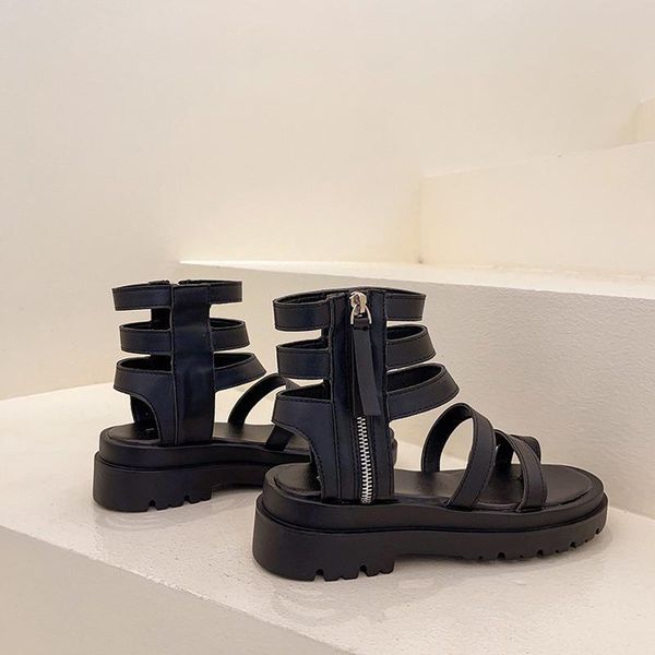 high sandals ssummer thick-heeled roman shoes mid-heel women's ladies casual size 35-39 dress, Black
high sandals ssummer thick-heeled roman shoes mid-heel women's ladies casual size 35-39 dress, Black