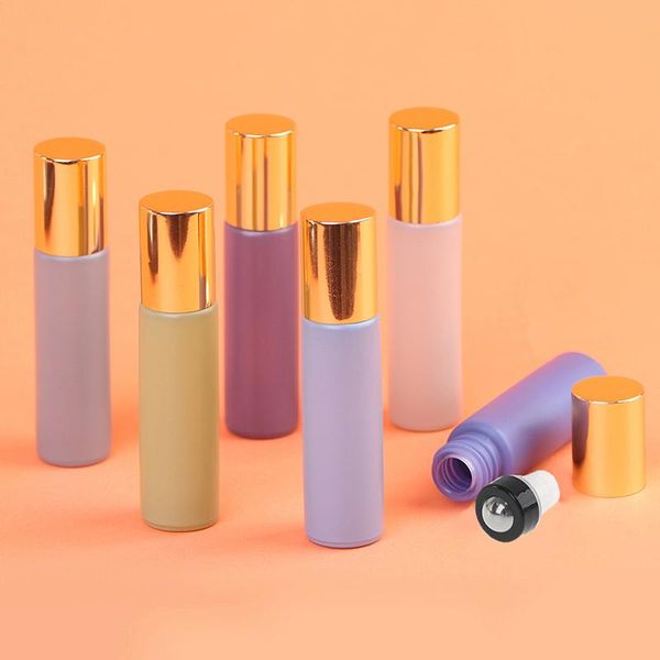 storage bottles & jars 1pc 10ml thick macaron glass essential oils roll on bottle metal roller ball for perfume
storage bottles & jars 1pc 10ml thick macaron glass essential oils roll on bottle metal roller ball for perfume