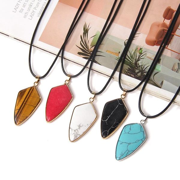 pendant necklaces reiki healing natural stone necklace women men tiger eye arrow jewelry wholesale femme homme, Silver
pendant necklaces reiki healing natural stone necklace women men tiger eye arrow jewelry wholesale femme homme, Silver