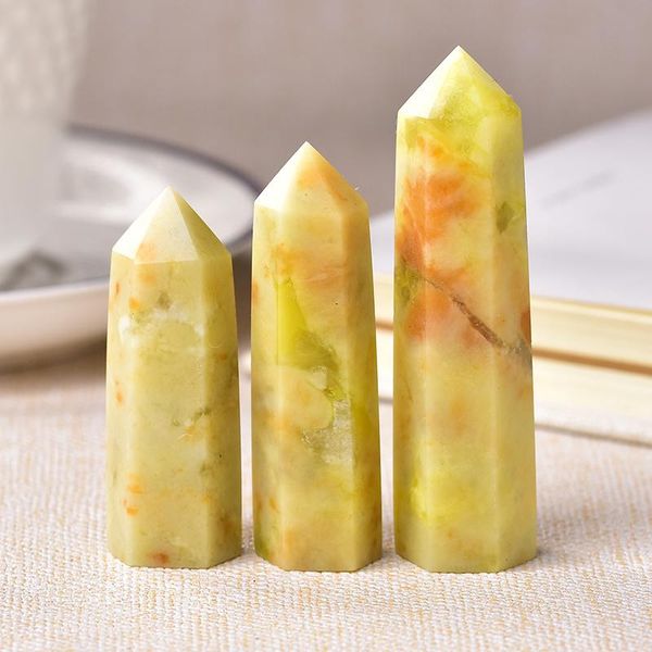 decorative objects & figurines 1pc natural crystal point flower jade healing obelisk quartz wand yellow ornament for home decor reiki energy
decorative objects & figurines 1pc natural crystal point flower jade healing obelisk quartz wand yellow ornament for home decor reiki energy