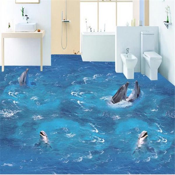 custom blue dolphin floors 3d floor painting wallpaper beautiful scenery wallpapers pvc self-adhesive
custom blue dolphin floors 3d floor painting wallpaper beautiful scenery wallpapers pvc self-adhesive