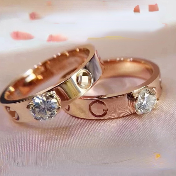 cnc engraving and engraving gaobanben kajia four-claw single main diamond couple ring 18k rose gold jewelry gift, Silver
cnc engraving and engraving gaobanben kajia four-claw single main diamond couple ring 18k rose gold jewelry gift, Silver