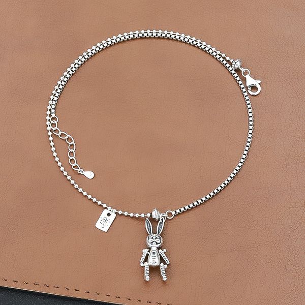 s925 sterling silver necklace female hip hop disco personalized design mechanical rabbit punk versatile clavicle chain
s925 sterling silver necklace female hip hop disco personalized design mechanical rabbit punk versatile clavicle chain