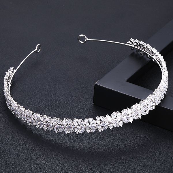 jankelly crystal ladies wedding headpieces with cube zircon wholesale bridal hair accessories headdress bridal hair tiaras, Golden;white
jankelly crystal ladies wedding headpieces with cube zircon wholesale bridal hair accessories headdress bridal hair tiaras, Golden;white