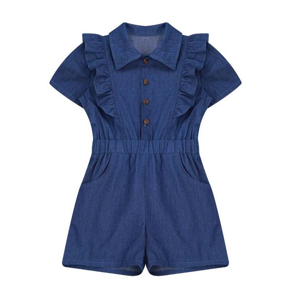 jumpsuits summer teen kids girls denim romper short jumpsuit solid color casual children clothes overalls 6-14 years, Blue
jumpsuits summer teen kids girls denim romper short jumpsuit solid color casual children clothes overalls 6-14 years, Blue