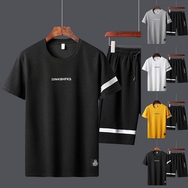 summer t shirt set 2 mens tracksuits piece sportswear suit sports fitness printed short sleeve, Gray
summer t shirt set 2 mens tracksuits piece sportswear suit sports fitness printed short sleeve, Gray