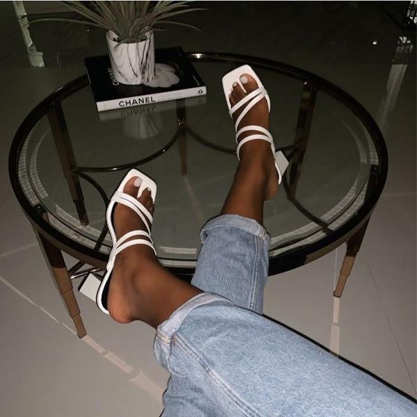 women's ins slippers women peep toe slides summer 2021 woman outside high heel ladies comfortable pump female shoes big size, Black
women's ins slippers women peep toe slides summer 2021 woman outside high heel ladies comfortable pump female shoes big size, Black