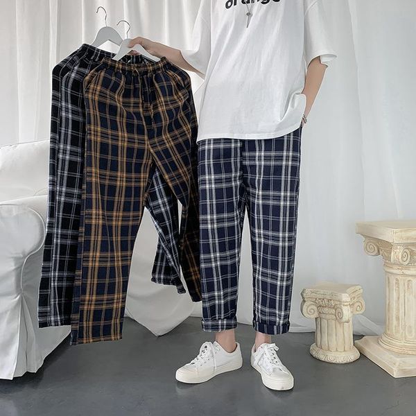 streetwear black plaid harem pants men high waist casual straight hip hop vintage trousers jogging men's
streetwear black plaid harem pants men high waist casual straight hip hop vintage trousers jogging men's