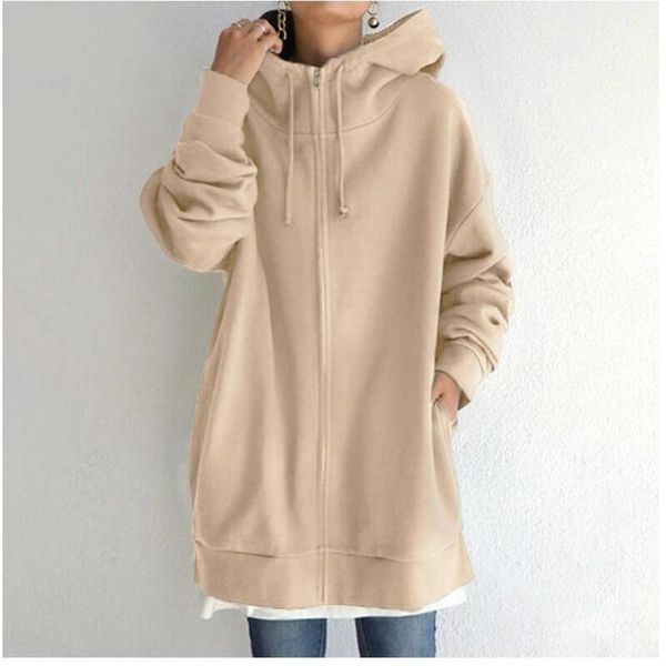 women's hoodies & sweatshirts long zip up hoodie plus size woman oversized women sleeve female warm pullover, Black
women's hoodies & sweatshirts long zip up hoodie plus size woman oversized women sleeve female warm pullover, Black
