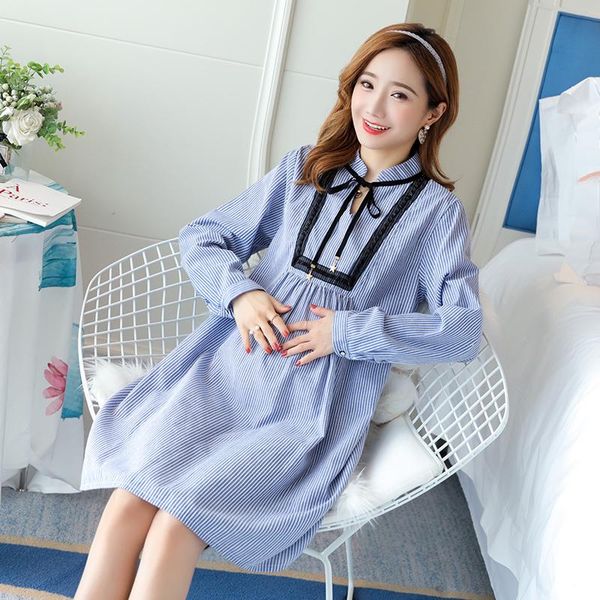 maternity dresses 932# clothes spring autumn cotton striped long sleeve loose stylish dress for pregnant women mom, White
maternity dresses 932# clothes spring autumn cotton striped long sleeve loose stylish dress for pregnant women mom, White