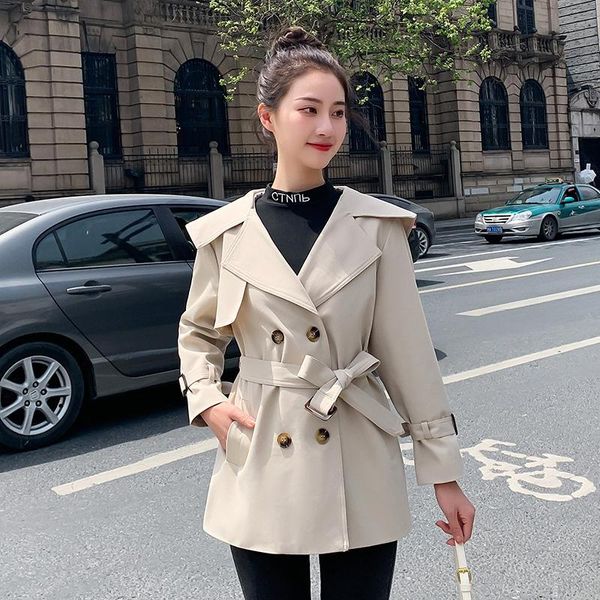 women's trench coats women coat casual autumn outerwear loose british style overcoat with belt double-breasted windbreaker female plus, Tan;black
women's trench coats women coat casual autumn outerwear loose british style overcoat with belt double-breasted windbreaker female plus, Tan;black