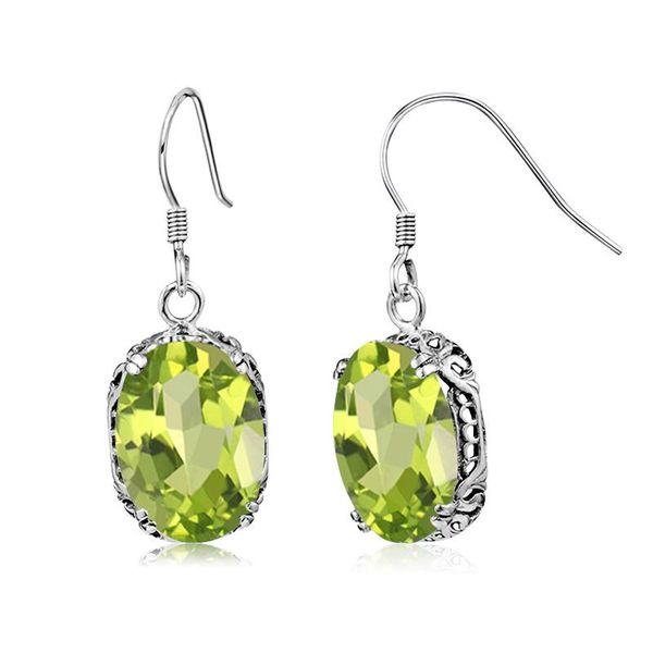 other natural peridot gemstone earrings 925 sterling silver stud designer jewelry fine for women special gift, Golden;silver
other natural peridot gemstone earrings 925 sterling silver stud designer jewelry fine for women special gift, Golden;silver