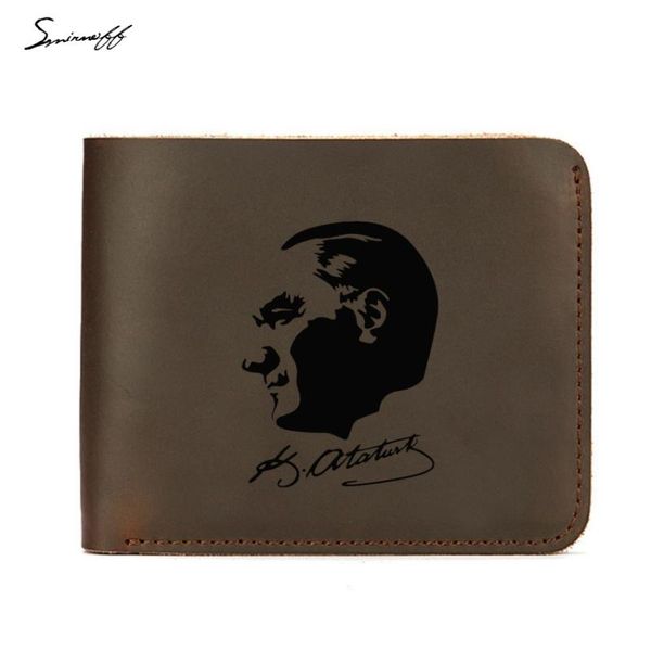 wallets turkey founder mustafa kemal men genuine leather simple card holders small purse male, Red;black
wallets turkey founder mustafa kemal men genuine leather simple card holders small purse male, Red;black