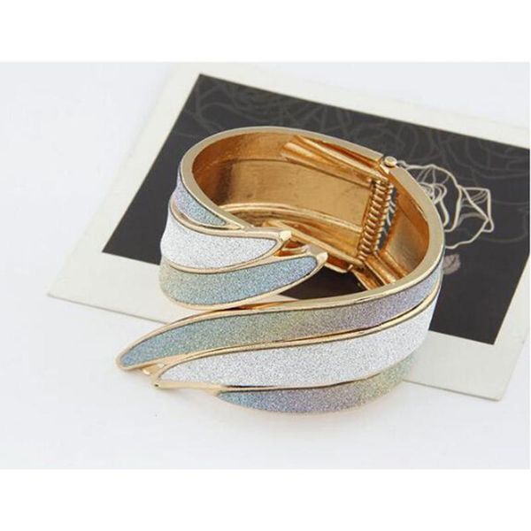 charm bracelets random color angel bracelet punk wristband fashion alloy delicate exaggerated bangle jewelry decor, Golden;silver
charm bracelets random color angel bracelet punk wristband fashion alloy delicate exaggerated bangle jewelry decor, Golden;silver