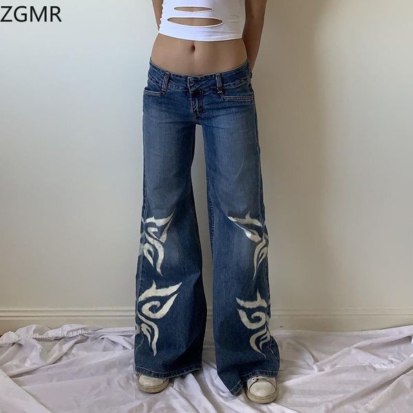 women's jeans printed old style butterfly print wide-leg straight-leg 2021 fall/winter trousers, Blue
women's jeans printed old style butterfly print wide-leg straight-leg 2021 fall/winter trousers, Blue
