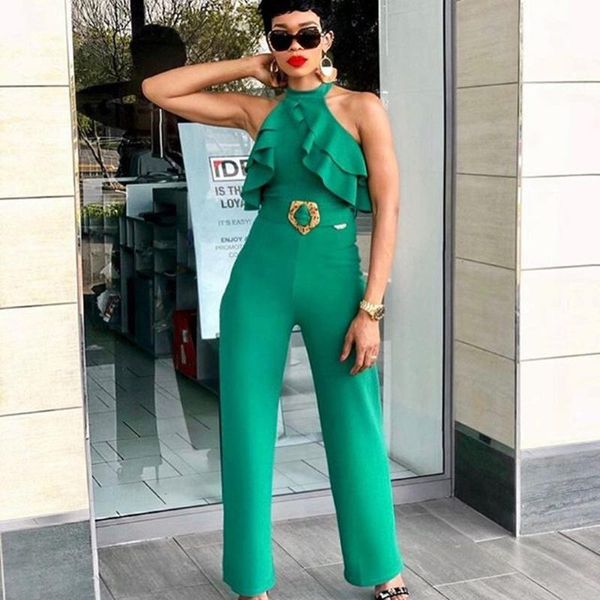 women's jumpsuits & rompers 2021 summer women halter cold shoulder classy jumpsuit v-neck solid office overalls ruffles wide leg, Black;white
women's jumpsuits & rompers 2021 summer women halter cold shoulder classy jumpsuit v-neck solid office overalls ruffles wide leg, Black;white