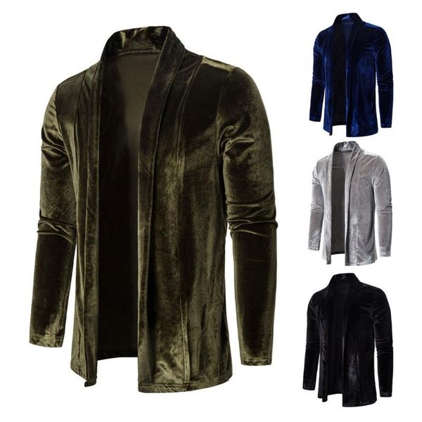 men's trench coats 2021 autumn winter jackets men pure color gold velvet coat cardigan long sleeve outwear blouse quilted, Tan;black
men's trench coats 2021 autumn winter jackets men pure color gold velvet coat cardigan long sleeve outwear blouse quilted, Tan;black