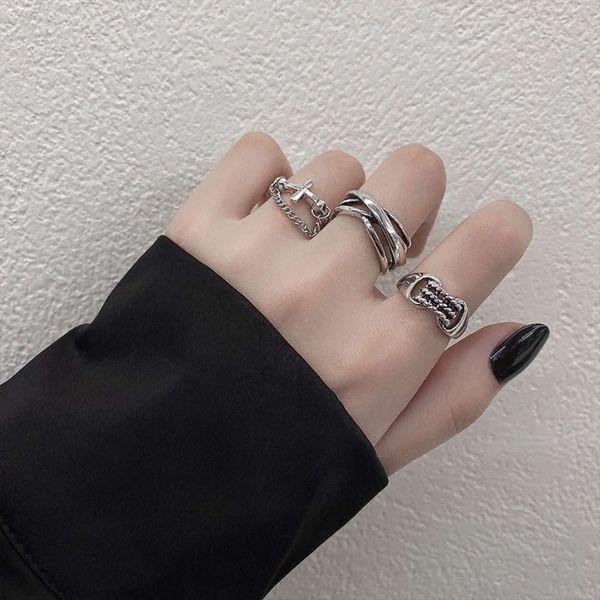 punk hip hop dark women's trendy net red street jumping index finger fashion personality hand decoration tail ring, Black
punk hip hop dark women's trendy net red street jumping index finger fashion personality hand decoration tail ring, Black