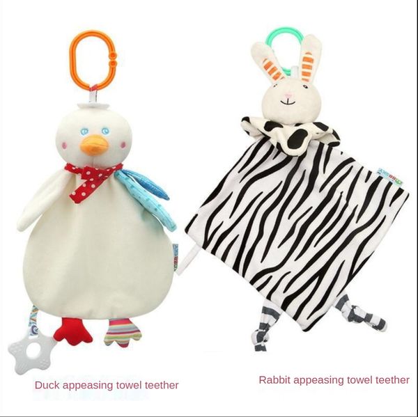 baby plush toys towel appease doll teether cartoon bunny duck soft blanket stuffed sleep soothe toy infant crib rattles
baby plush toys towel appease doll teether cartoon bunny duck soft blanket stuffed sleep soothe toy infant crib rattles
