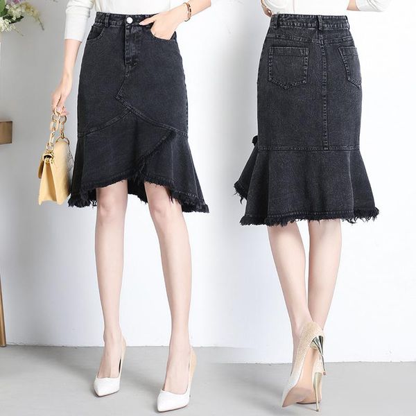 skirts 2021summer simple black high waist slim denim skirt casual pocket plus size women irregular a-line short
skirts 2021summer simple black high waist slim denim skirt casual pocket plus size women irregular a-line short