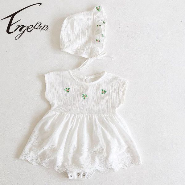 engepapa infant baby girls cotton sleeveless embroidery dress bodysuits+hat summer born jumpsuit jumpsuits, Blue
engepapa infant baby girls cotton sleeveless embroidery dress bodysuits+hat summer born jumpsuit jumpsuits, Blue