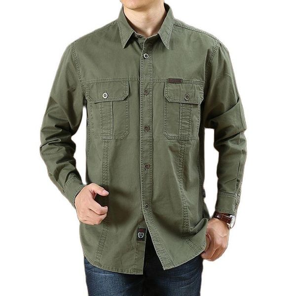 men's casual shirts autumn shirt men loose size male overshirt military double pocket cotton brand clothing leisure blouse, White;black
men's casual shirts autumn shirt men loose size male overshirt military double pocket cotton brand clothing leisure blouse, White;black