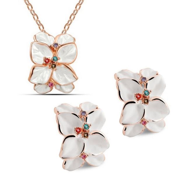 earrings & necklace female high-grade flowers suit black rose pendant set women bride wedding jewelry sets, Silver
earrings & necklace female high-grade flowers suit black rose pendant set women bride wedding jewelry sets, Silver