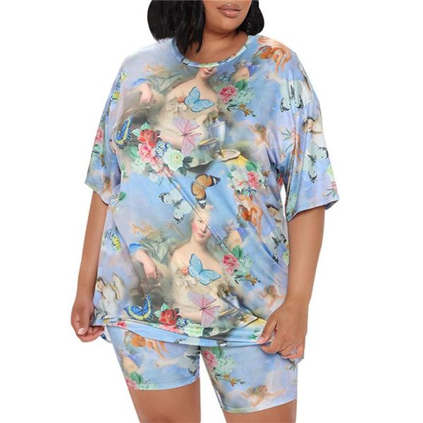 women's tracksuits tracksuit women summer 2 piece short outfits plus size tie dye oversized t-shirt bodycon biker shorts casual sets, Gray
women's tracksuits tracksuit women summer 2 piece short outfits plus size tie dye oversized t-shirt bodycon biker shorts casual sets, Gray