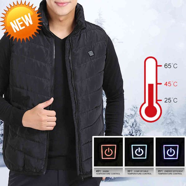 winter coat mens lightweight insulated heated vest usb heating sports waistcoat electic charging jacket plus, Black
winter coat mens lightweight insulated heated vest usb heating sports waistcoat electic charging jacket plus, Black