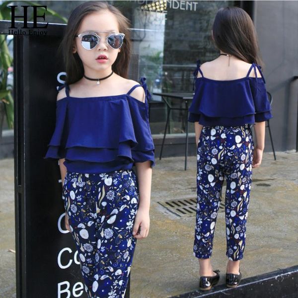 clothing sets he hello enjoy girls clothes kids fashion floral pants two piece set children summer suit little outfits casual, White
clothing sets he hello enjoy girls clothes kids fashion floral pants two piece set children summer suit little outfits casual, White