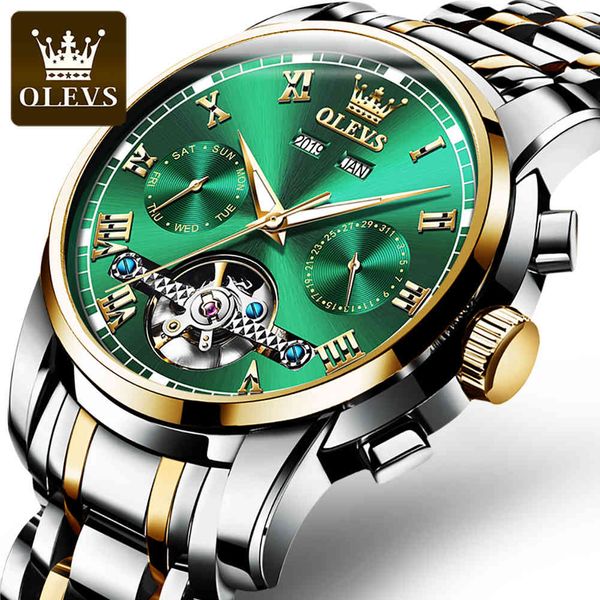 olevs mechanical men watches automatic rust-steel waterproof green business fashion classic relogios, Slivery;brown
olevs mechanical men watches automatic rust-steel waterproof green business fashion classic relogios, Slivery;brown