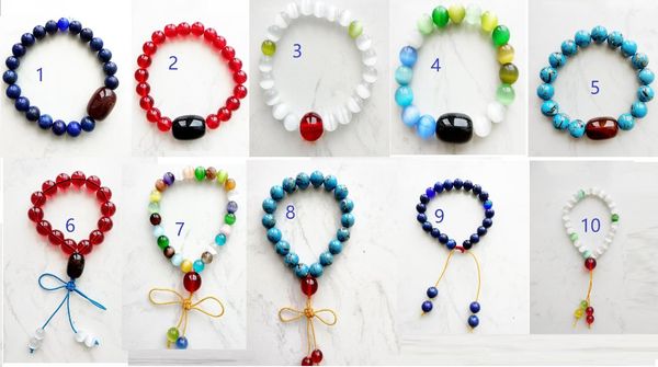 link, chain agates opal stone vintage natural cat's eye balls bracelet & bangle brief white beads 8mm wristband hand women, Black
link, chain agates opal stone vintage natural cat's eye balls bracelet & bangle brief white beads 8mm wristband hand women, Black