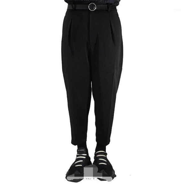 men's pants street design casual harlem and women's loose large size spring/summer suit high waist, Black
men's pants street design casual harlem and women's loose large size spring/summer suit high waist, Black