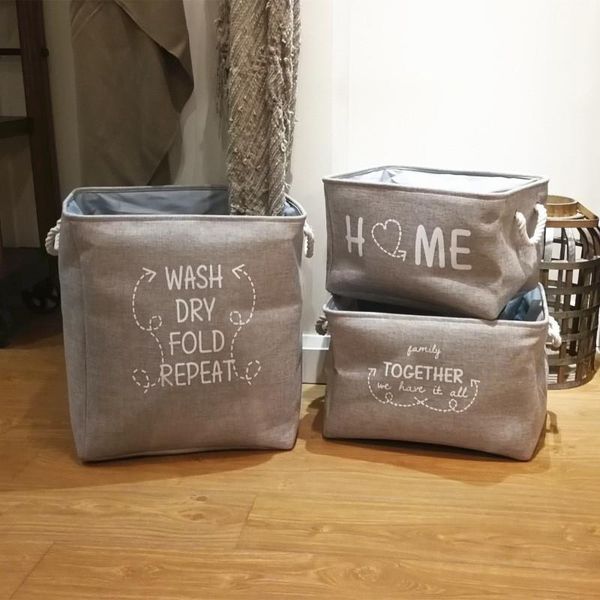 foldable cotton linen storage basket hamper portable dirty clothes laundry baskets for baby clothing kids toys organizer box & organization
foldable cotton linen storage basket hamper portable dirty clothes laundry baskets for baby clothing kids toys organizer box & organization