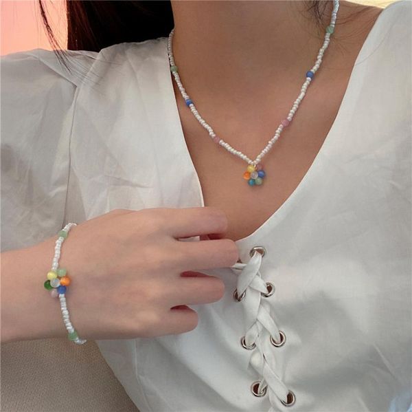 earrings & necklace korean style beads crystal flower bracelet fashion sweet simple clavicle chain, Silver
earrings & necklace korean style beads crystal flower bracelet fashion sweet simple clavicle chain, Silver