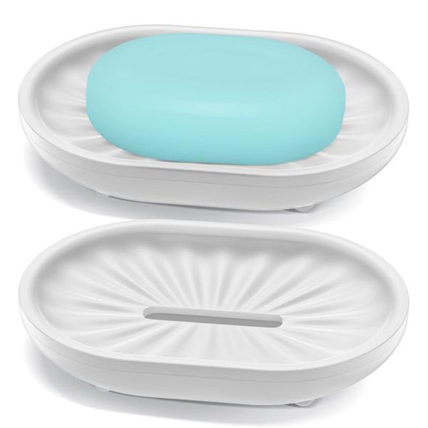 soap dishes 2pcs holders rounded pp savers organizers hollowed double-layer box for ventilation and dry bar
soap dishes 2pcs holders rounded pp savers organizers hollowed double-layer box for ventilation and dry bar