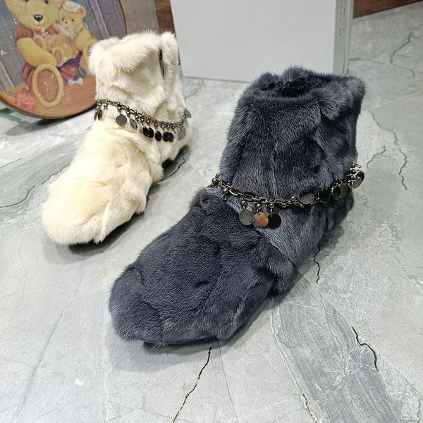 boots handmade women furry ankle sequins fringe chains short winter rubber bottes femmes grey snow booties flat botas, Black
boots handmade women furry ankle sequins fringe chains short winter rubber bottes femmes grey snow booties flat botas, Black
