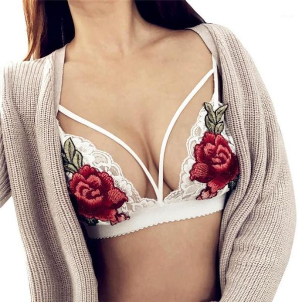 feitong women lace embroidered appliques floral bralette bustier strappy unpadded bra bodysuit camisoles & tanks, Black;white
feitong women lace embroidered appliques floral bralette bustier strappy unpadded bra bodysuit camisoles & tanks, Black;white