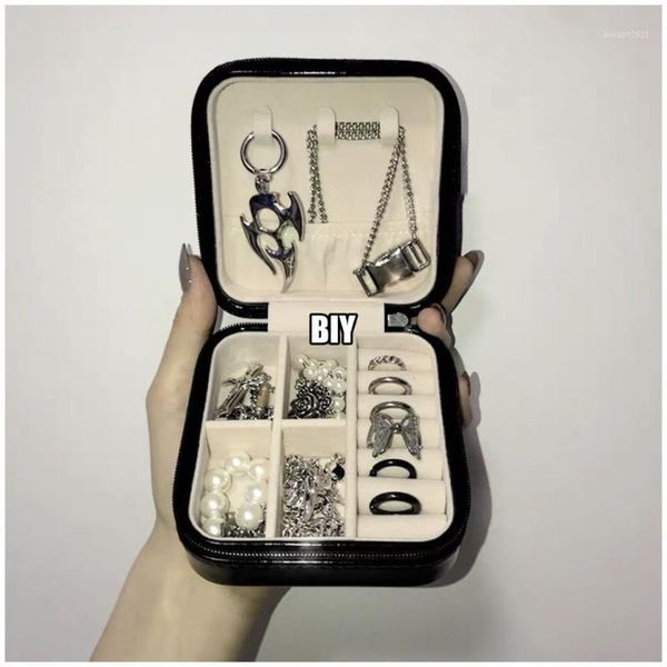 storage bottles & jars jewelry box simple travel portable necklace ring organizer holder gift
storage bottles & jars jewelry box simple travel portable necklace ring organizer holder gift