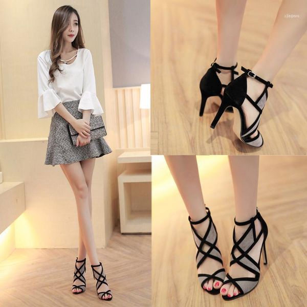 sandals women fish mouth shoes 2021 roman high heel cross strap summer comfortable stiletto hollow sandals11, Black
sandals women fish mouth shoes 2021 roman high heel cross strap summer comfortable stiletto hollow sandals11, Black