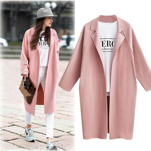 women's trench coats ladies plus size solid elegant casual long woman cute style sleeve spring autumn macaron female, Tan;black
women's trench coats ladies plus size solid elegant casual long woman cute style sleeve spring autumn macaron female, Tan;black