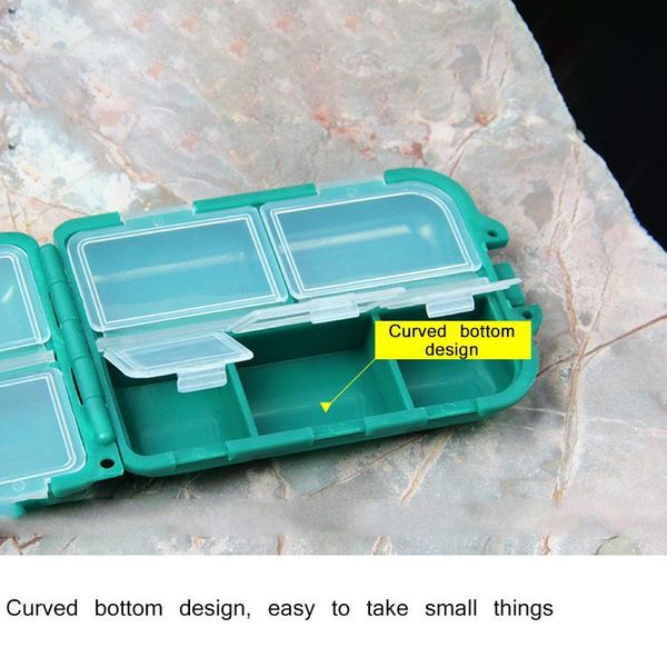 hook bait box fishing storage rack square plastic accessories pvc outdoor fisherman with 10 compartments
hook bait box fishing storage rack square plastic accessories pvc outdoor fisherman with 10 compartments