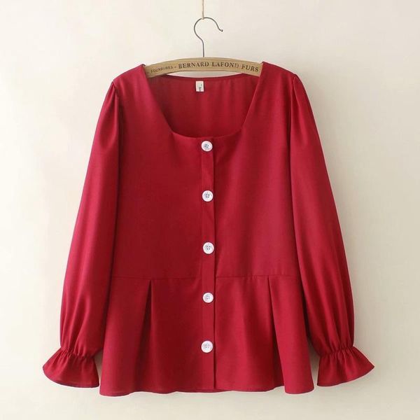 plus size t-shirt xl-4xl women's black red chiffon blouse solid color ladies' officewear muslimah long sleeved ol blusas
plus size t-shirt xl-4xl women's black red chiffon blouse solid color ladies' officewear muslimah long sleeved ol blusas