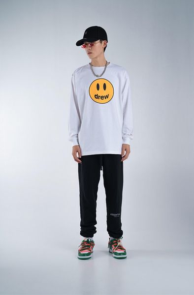 drew house smiley face long sleeve t shirt men and women couple loose round neck designer t-shirt bottoming shirts 100% cotton, White;black
drew house smiley face long sleeve t shirt men and women couple loose round neck designer t-shirt bottoming shirts 100% cotton, White;black