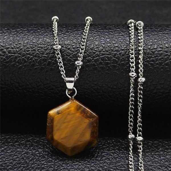 pendant necklaces hexagram tiger eye stainless steel chain silver color necklace women/men jewelry collares de cristal ny30s04
pendant necklaces hexagram tiger eye stainless steel chain silver color necklace women/men jewelry collares de cristal ny30s04